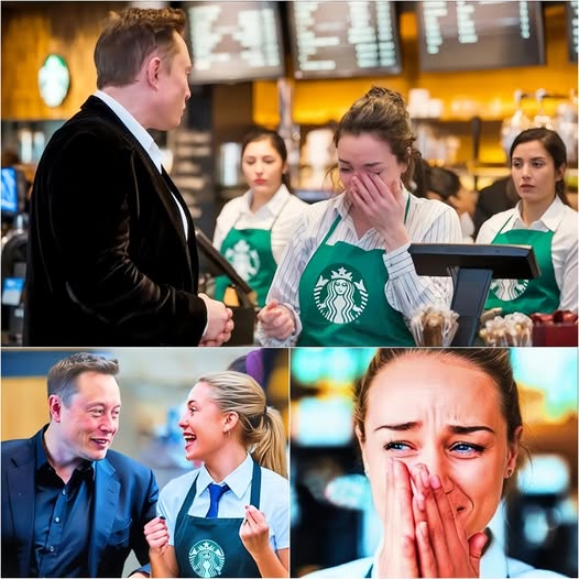 Elon Musk Overhears a Starbucks Cashier Struggling to Buy a Gift for Her Daughter—What He Does Next Will Melt Your Heart!