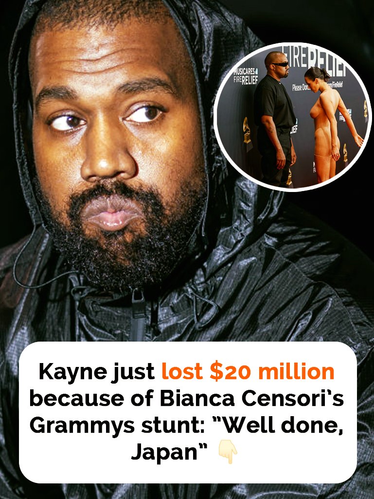 Kanye West loses $20M after Bianca Censori’s Grammys stunt